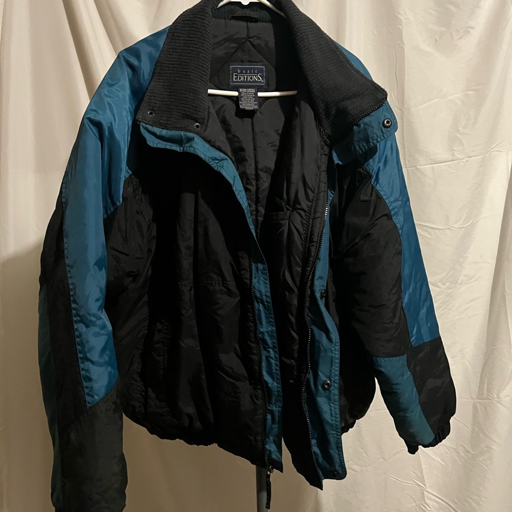 Basic Editions Black Quilted Jacket - image 1